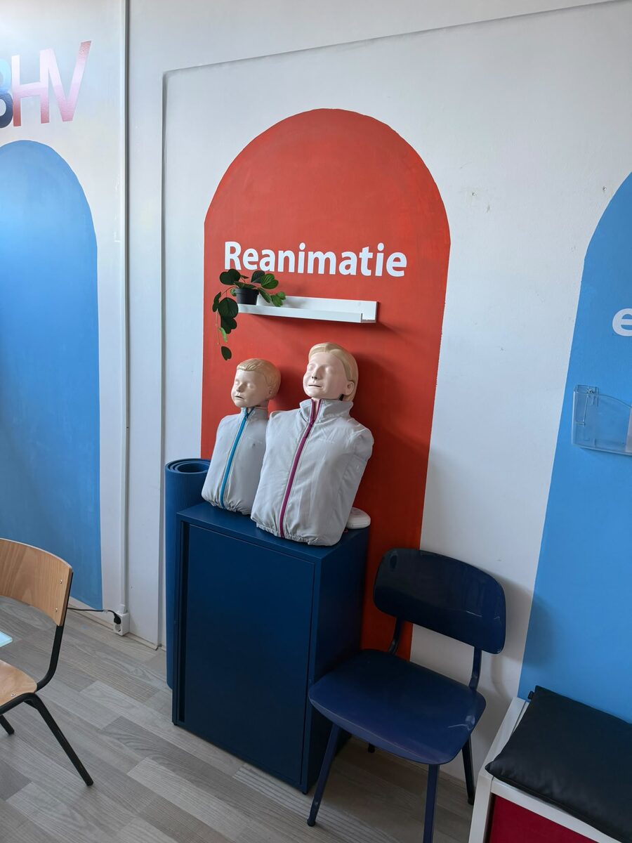 Reanimatie oefenpoppen bij RBHV Training