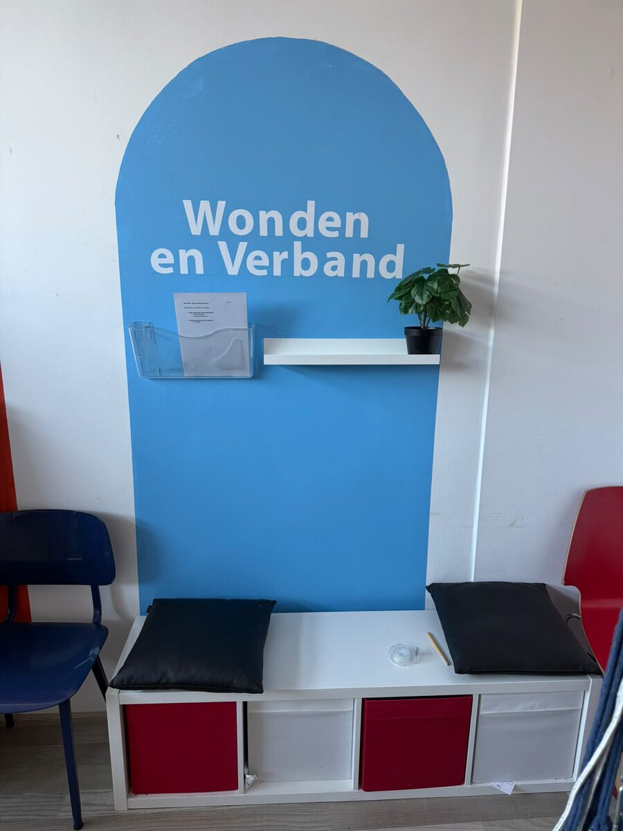 Wonden en Verband praktijkhoek bij RBHV Training